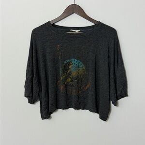 Altar’d State AC/DC LET THERE BE ROCK TOUR 1977 Vintage-Style Graphic Crop Tee